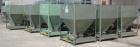 Used NBE Dry Bulk Storage Hopper, approximately 50 cubic feet, carbon steel. 48
