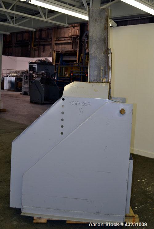 Used The Eagle Group Hydraulic Gaylord Dumper, Model 30-25, Carbon Steel. Approximately 48" wide x 41-3/4" deep x up to approximately 50-1/2’’ tall container capacity. Lift capacity approximately 250...