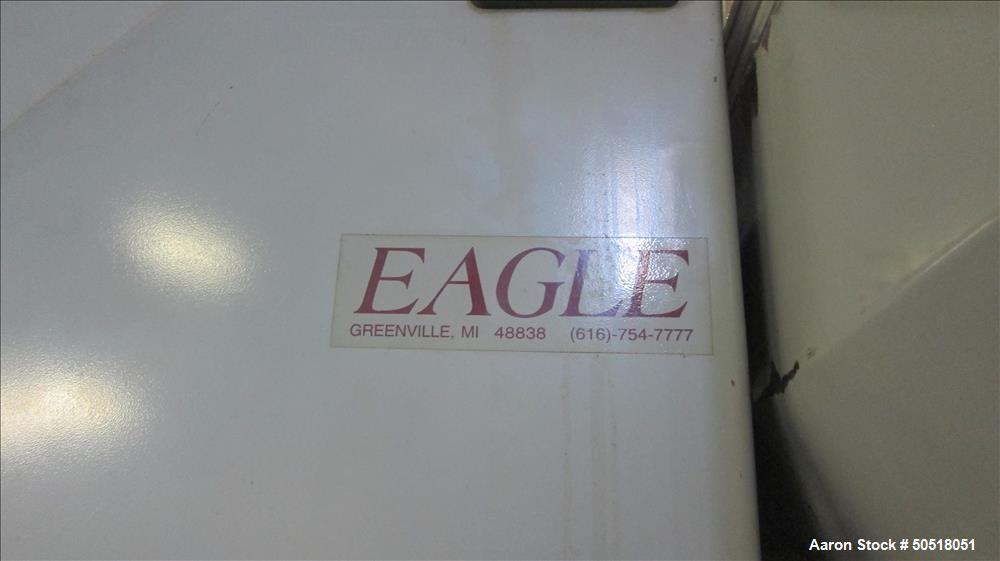 Used- Eagle Hydraulic Gaylord Box Dumper Station and Hopper.