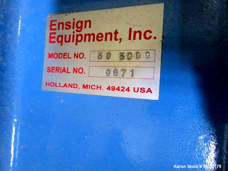 Used Ensign Model 39-3000 Box Dumper – 2500 lb Capacity, 138” Dump Height, 48” Bucket, Hydraulic Pump