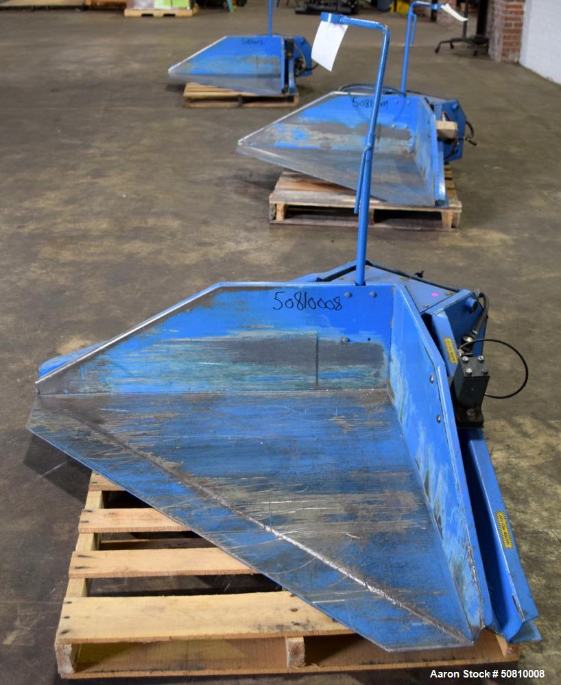 Used IMCS International Material Control Systems Floor Level Gaylord Tilt Table