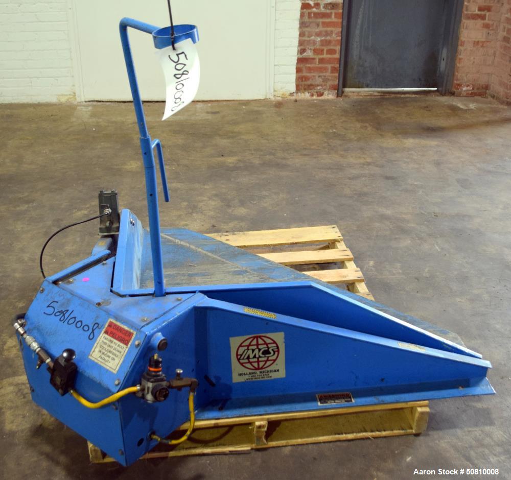 Used IMCS International Material Control Systems Floor Level Gaylord Tilt Table