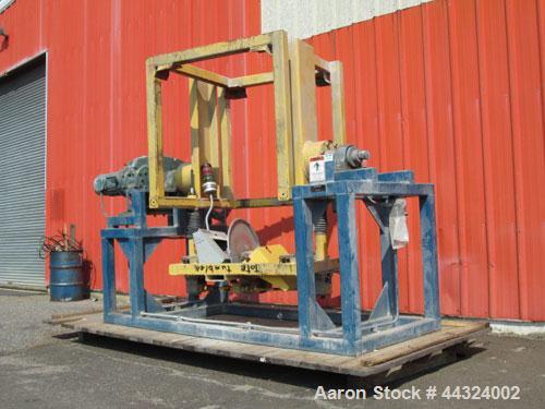 Used Tote Systems tote tumbler, designed for a 48" x 48" tote with 15 hp, 230/460 volt motor, serial# 4TE-2709.