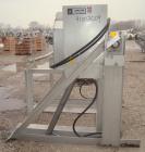 Used Apache Stainless Box Dumper, 304 Stainless Steel. Dump area 42