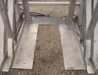 Used Apache Stainless Box Dumper, 304 Stainless Steel. Dump area 42