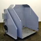 Used The Eagle Group Hydraulic Gaylord Dumper, Model 30-25, Carbon Steel. Approximately 48