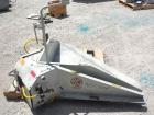 Used IMCS Floor Level Pneumatic Tilt-Table, model 25-6000VP, carbon steel, 2000 pound capacity. 44