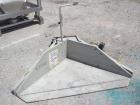 Used IMCS Floor Level Pneumatic Tilt-Table, model 25-6000VP, carbon steel, 2000 pound capacity. 44