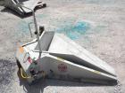 Used IMCS Floor Level Pneumatic Tilt-Table, model 25-6000VP, carbon steel, 2000 pound capacity. 44
