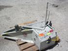 Used IMCS Floor Level Pneumatic Tilt-Table, model 25-6000VP, carbon steel, 2000 pound capacity. 44