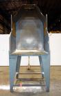 Used NBE National Bulk Equipment Hydraulic Gaylord Box Dumper, Model 21-210, Carbon Steel.  Appproximately 48