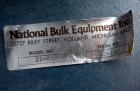 Used NBE National Bulk Equipment Hydraulic Gaylord Box Dumper, Model 21-210, Carbon Steel.  Appproximately 48