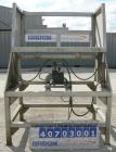 Used Box Dumper, 304 Stainless Steel. Dump area 54 1/2