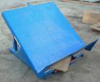 Used T & S Equipment Tilt Table, model EMI-200-5048-4, 4000# capacity, carbon steel. Table approximately 48’’ x 48’’. 45 degree tilt, bottom cradle. Driven by a 2 hp, 3/60/208-230/460 volt, 1725 rpm ...