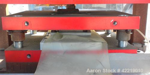 Used Preco Industries Die Cutting Press, Model IRF-200. Platen size 21’’ wide x 15-1/2’’ long, distance between posts 15’’ wide x 10’’ long. Includes a 24’’ wide roll feeder.
