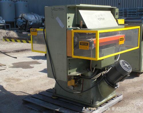 Used Schwabe 35 Ton Hydraulic Die Cutting Press with shuttle table, model DG, floor standing. Ideal press for cutting paper, cardboard, leather, rubber, plastics or textiles. Distance between side fr...