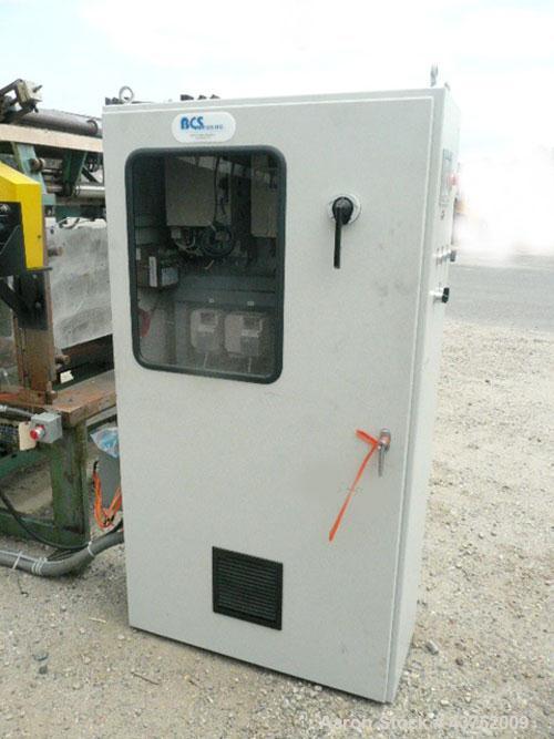 Used Sherwood Tool Die Cutter, Model JR6042S. 43" x 21", 4 post design platen. BCS Motion controls, servo driven.