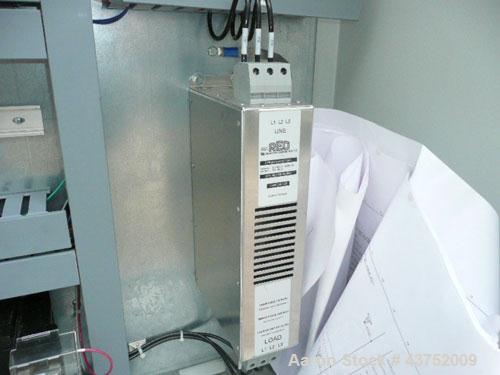 Used Sherwood Tool Die Cutter, Model JR6042S. 43" x 21", 4 post design platen. BCS Motion controls, servo driven.
