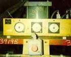 USED: Hot melt stamping press, downacting, 4 post type. 2