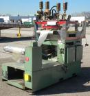 Used Preco Industries Die Cutting Press, Model IRF-200. Platen size 21’’ wide x 15-1/2’’ long, distance between posts 15’’ wide x 10’’ long. Includes a 24’’ wide roll feeder.