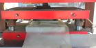 Used Preco Industries Die Cutting Press, Model IRF-200. Platen size 21’’ wide x 15-1/2’’ long, distance between posts 15’’ wide x 10’’ long. Includes a 24’’ wide roll feeder.
