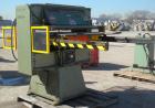 Used Schwabe 35 Ton Hydraulic Die Cutting Press with shuttle table, model DG, floor standing. Ideal press for cutting paper, cardboard, leather, rubber, plastics or textiles. Distance between side fr...