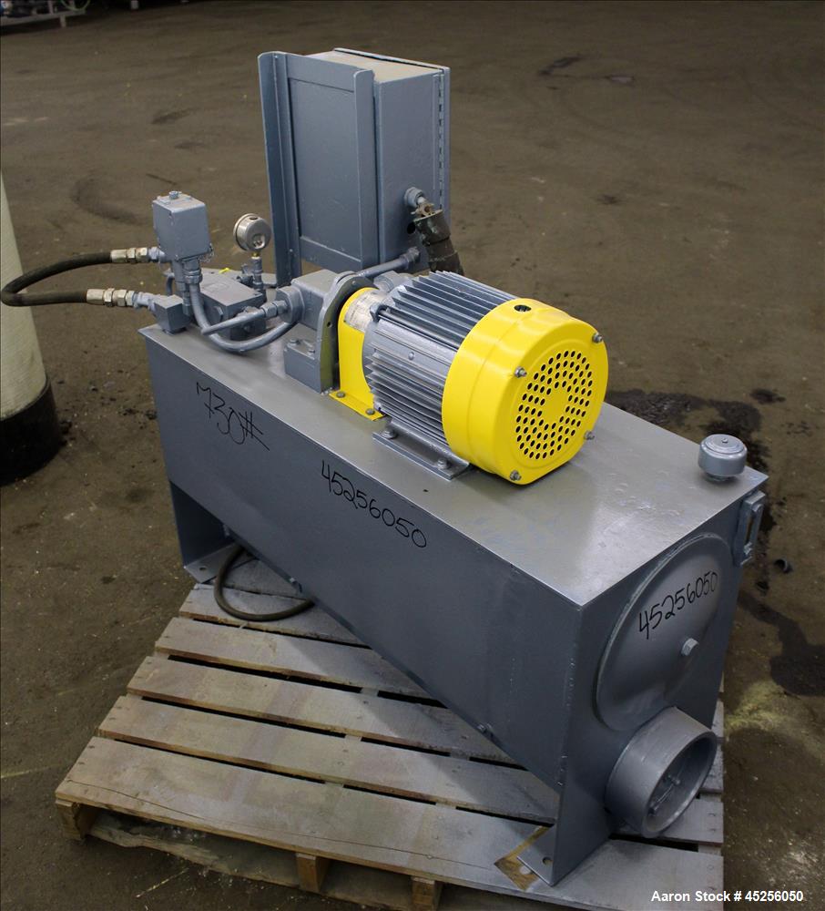 Used Beringer Hydraulic Pump, Model V101P1P1A20. 3hp, 3/60/230/460 volt, 1750 rpm motor. Serial# 4510432.