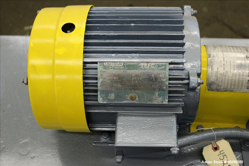 Used Beringer Hydraulic Pump, Model V101P1P1A20. 3hp, 3/60/230/460 volt, 1750 rpm motor. Serial# 4510432.