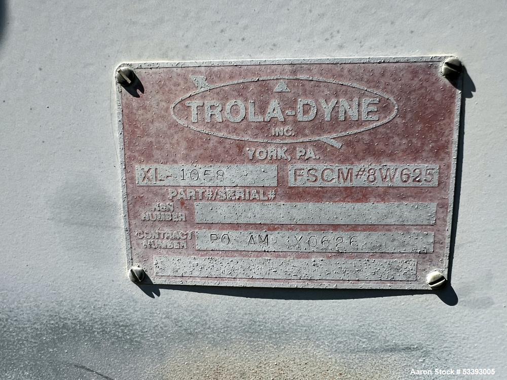 Used – Trola-Dyne Hydraulic Power Pack Skid XL-1058 – 3000 PSI, 1 HP Motor, Control Panel