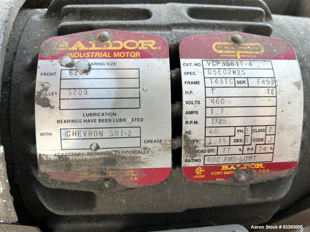 Used – Trola-Dyne Hydraulic Power Pack Skid XL-1058 – 3000 PSI, 1 HP Motor, Control Panel