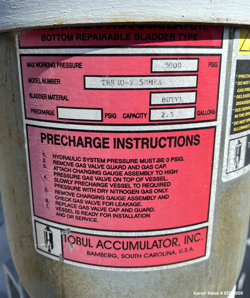 Used – Trola-Dyne Hydraulic Power Pack Skid XL-1058 – 3000 PSI, 1 HP Motor, Control Panel