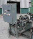 USED: Catching Fluidpower hydraulic power unit. Driven by 2 drives:(1) 15 hp, 3/60/208-230/460 volts, 1765 rpm; (1) 30 hp, 3/60/208-230/460 volts, 1765 rpm. Unit includes heat exchanger and controlpa...