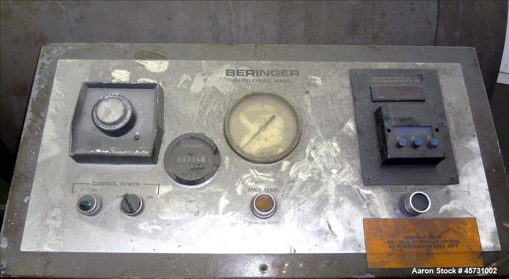 Used Beringer Jet Cleaner Oven, Model 1724