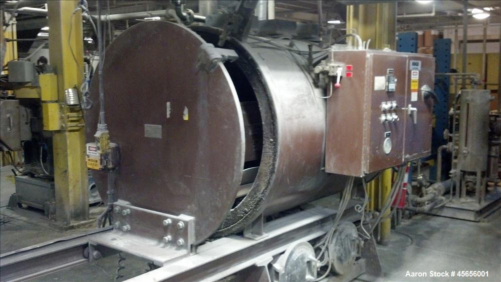 Used Beringer Model 2448 Jet Cleaner.  24" x 48" Long chamber with roll out parts tray, Eurotherm 2204e digital temperature controls, maximim operating temperature 950 degrees F, 460 volt, 3 phase, 6...