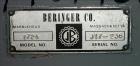 Used Beringer Jet Cleaner, Model 1724. Approximately 17