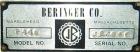 Used Beringer Jet Cleaner, Model 2448. Approximately 24
