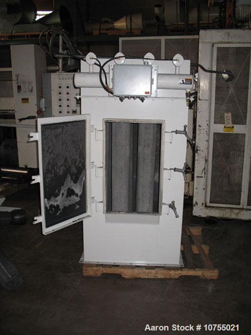 Used-Pelletron Model P10 Mid Series Deduster System. 1000 lbs per hour maximum throughput, stainless steel construction, mou...