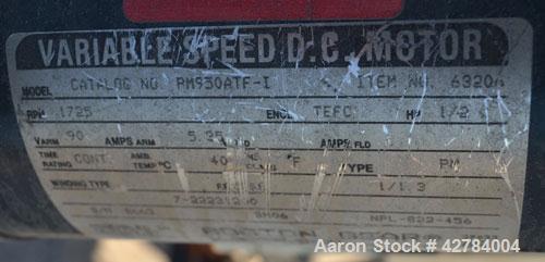 Used Pellertron Kinetic Dedusting System consisting of: (1) Pelletron kinetic deduster, model P10, 301 stainless steel. Rated 1000 pounds an hour ( 500 kg/hr). Primary and secondary air wash decks. T...