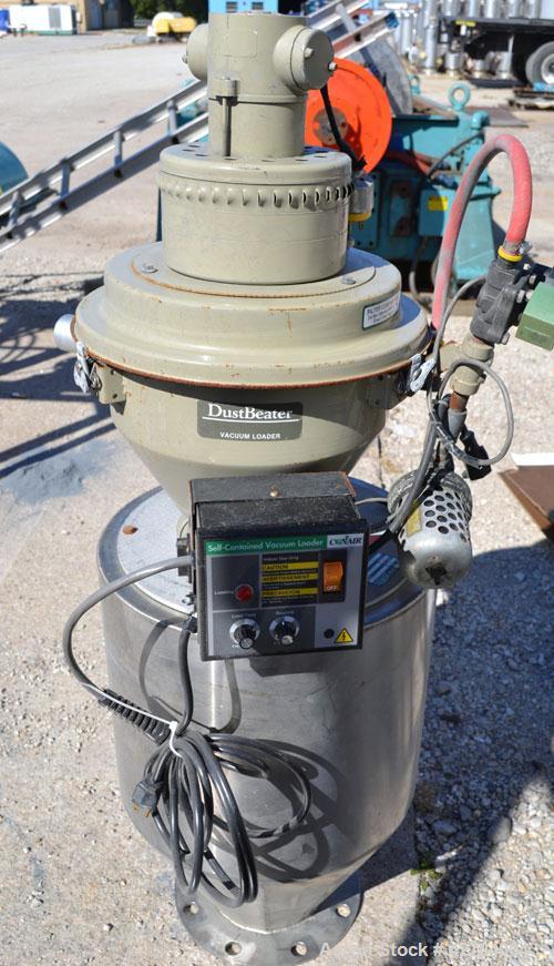 Used Pellertron Kinetic Dedusting System consisting of: (1) Pelletron kinetic deduster, model P10, 301 stainless steel. Rated 1000 pounds an hour ( 500 kg/hr). Primary and secondary air wash decks. T...