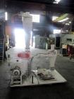 Used Kice Aspirator System, Model 6DT8-4. Approximate 1000 pounds per hour capacity. Includes a 3hp blower, cyclone, rotary valve, bunting magnet and motor starters. Base mounted, serial# 196373, bui...