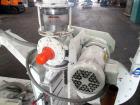 Used Kice Aspirator System, Model 6DT8-4. Approximate 1000 pounds per hour capacity. Includes a 3hp blower, cyclone, rotary valve, bunting magnet and motor starters. Base mounted, serial# 196373, bui...