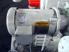 Used Kice Aspirator System, Model 6DT8-4. Approximate 1000 pounds per hour capacity. Includes a 3hp blower, cyclone, rotary valve, bunting magnet and motor starters. Base mounted, serial# 196373, bui...
