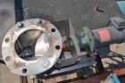 Used Pellertron Kinetic Dedusting System consisting of: (1) Pelletron kinetic deduster, model P10, 301 stainless steel. Rated 1000 pounds an hour ( 500 kg/hr). Primary and secondary air wash decks. T...