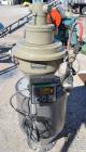 Used Pellertron Kinetic Dedusting System consisting of: (1) Pelletron kinetic deduster, model P10, 301 stainless steel. Rated 1000 pounds an hour ( 500 kg/hr). Primary and secondary air wash decks. T...