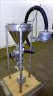 Used Pelletron Dedusting System, Model P1, 304 Stainless Steel. Rated up to 150 pounds per hour, bulk density 32-36 pounds per cubic foot. Removes dust particles 1.6 to 500 microns, streamers less th...