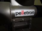 Used Pelletron Dedusting System, Model P1, 304 Stainless Steel. Rated up to 150 pounds per hour, bulk density 32-36 pounds per cubic foot. Removes dust particles 1.6 to 500 microns, streamers less th...