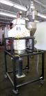 Used Pelletron Gravity Deduster, Model P5 Hoerbiger, Carbon Steel. Capacity range approximately 100-600 pounds per hour. Top mounted blower with 1-1/2 hp, 3450 rpm, 115/230 volt motor. Includes top m...