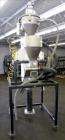 Used Pelletron Gravity Deduster, Model P5 Hoerbiger, Carbon Steel. Capacity range approximately 100-600 pounds per hour. Top mounted blower with 1-1/2 hp, 3450 rpm, 115/230 volt motor. Includes top m...