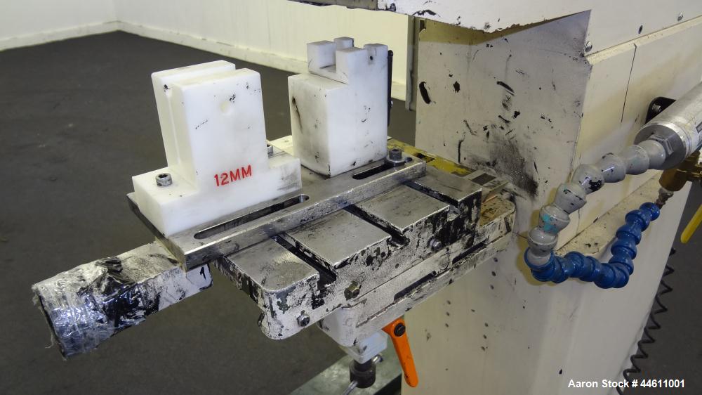 Used Tampo Print Pad Printer, Model Hermetic 61. Single cycle, approximately 1300-1400 per hour. Ink doctoring cup 60 mm, cliché size 70 mm x 140 mm, maximum print image size 55 mm. Includes foot ped...