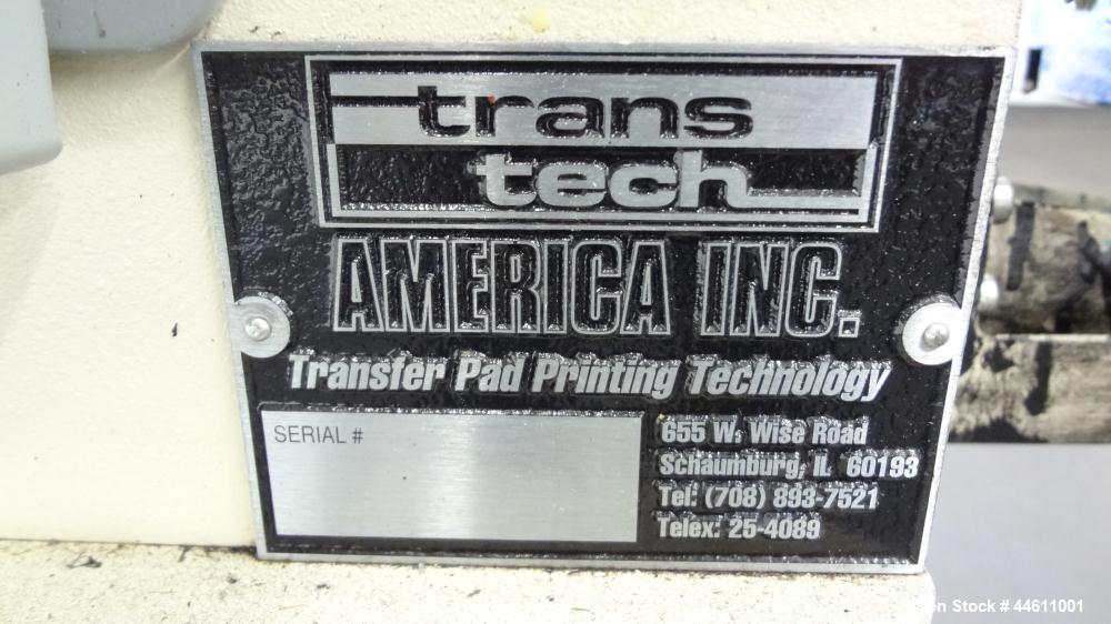 Used Tampo Print Pad Printer, Model Hermetic 61. Single cycle, approximately 1300-1400 per hour. Ink doctoring cup 60 mm, cliché size 70 mm x 140 mm, maximum print image size 55 mm. Includes foot ped...
